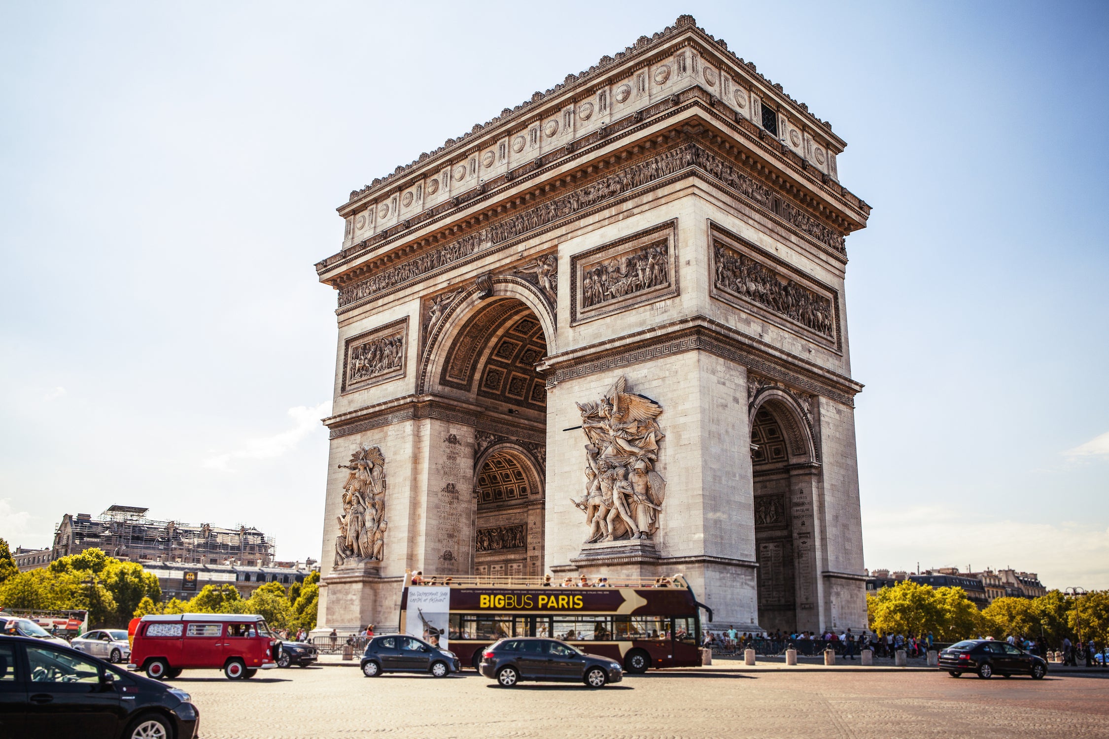 Arc de Triumph. by Art Kireev on GIANT ART - blue digital drawing