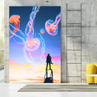 Jelly Clouds Assemblage by Aesthetic Vaporwave on GIANT ART - blue photo illustration