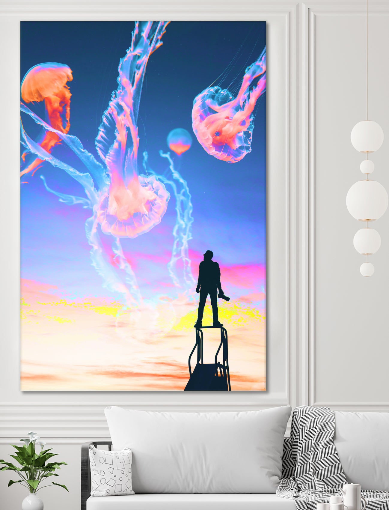 Jelly Clouds Assemblage by Aesthetic Vaporwave on GIANT ART - blue photo illustration