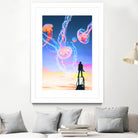 Jelly Clouds Assemblage by Aesthetic Vaporwave on GIANT ART - blue photo illustration