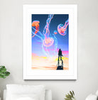 Jelly Clouds Assemblage by Aesthetic Vaporwave on GIANT ART - blue photo illustration