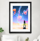 Jelly Clouds Assemblage by Aesthetic Vaporwave on GIANT ART - blue photo illustration