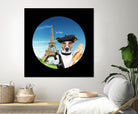 See Paris by Karine Osipyan on GIANT ART - blue photo illustration