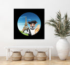 See Paris by Karine Osipyan on GIANT ART - blue photo illustration