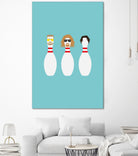 Bowling Dudes by Viktor Hertz on GIANT ART - white vector illustration