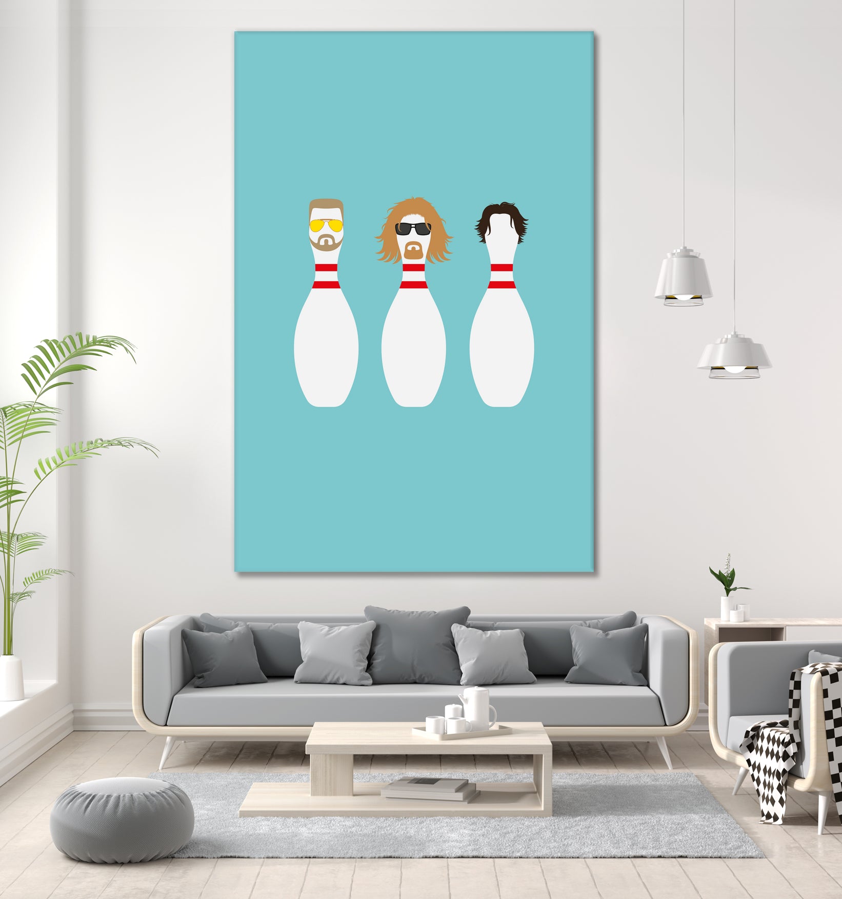 Bowling Dudes by Viktor Hertz on GIANT ART - white vector illustration