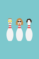 Bowling Dudes by Viktor Hertz on GIANT ART - white vector illustration