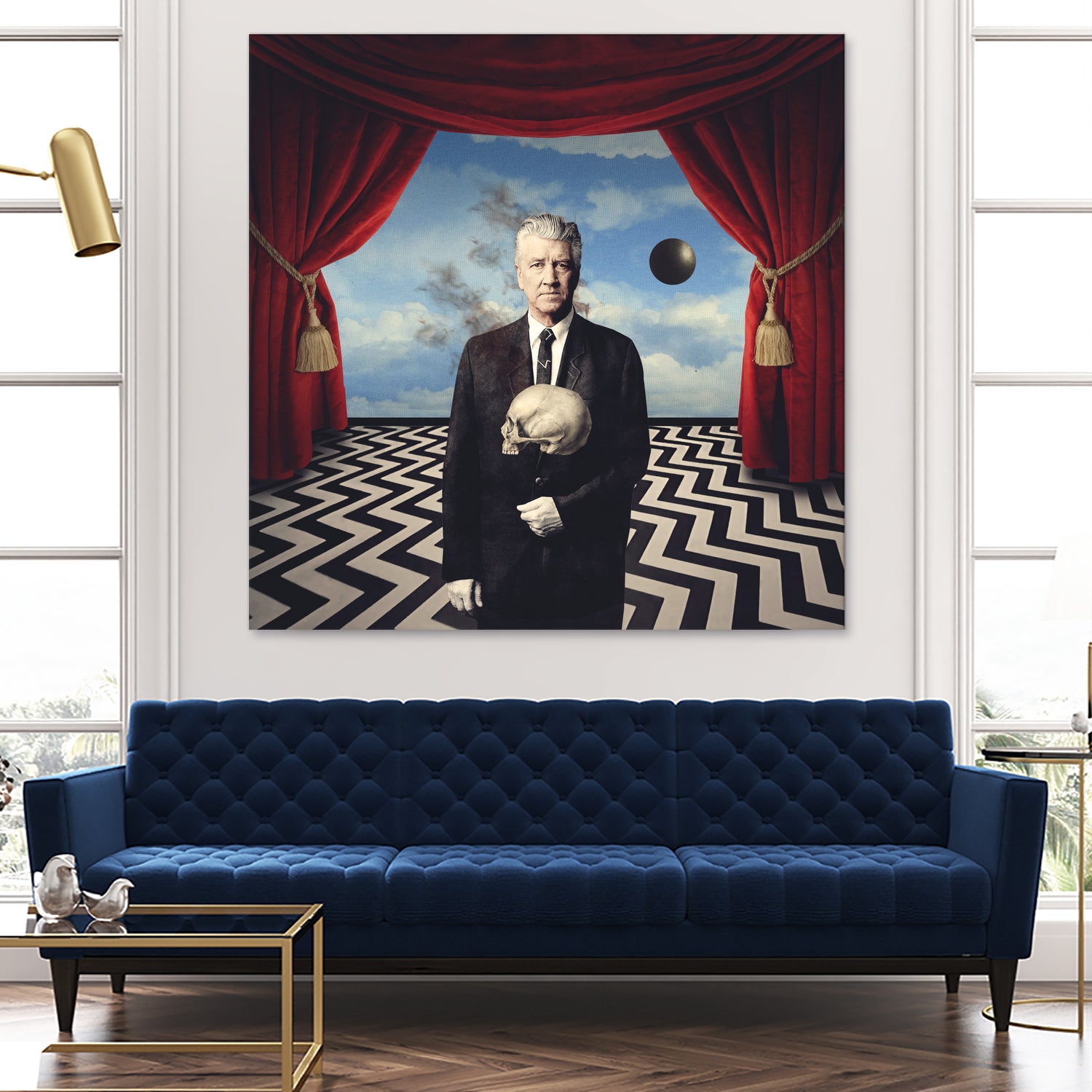 Lynch Vs Magritte by giuseppe conti on GIANT ART - black digital painting