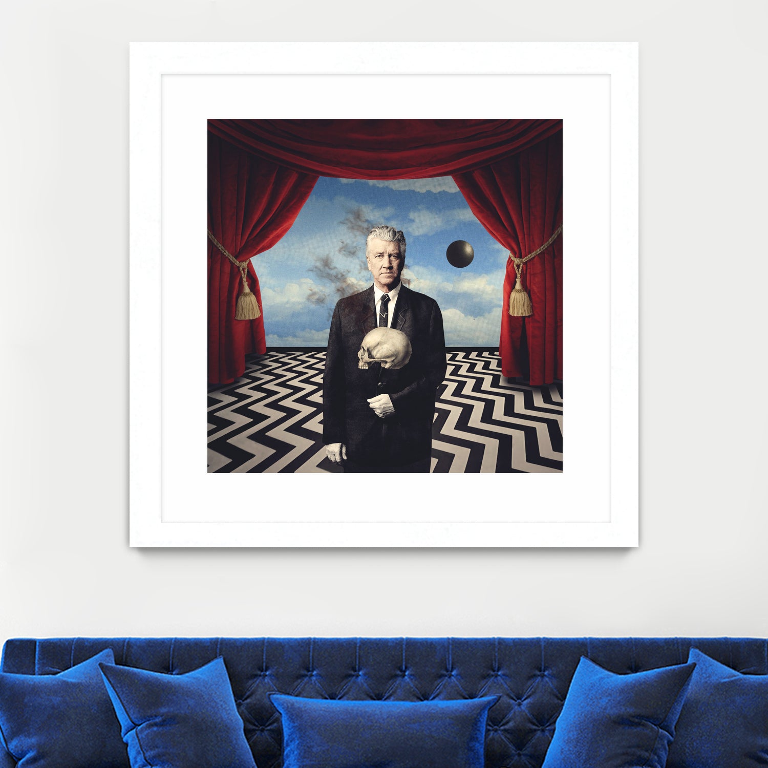 Lynch Vs Magritte by giuseppe conti on GIANT ART - black digital painting