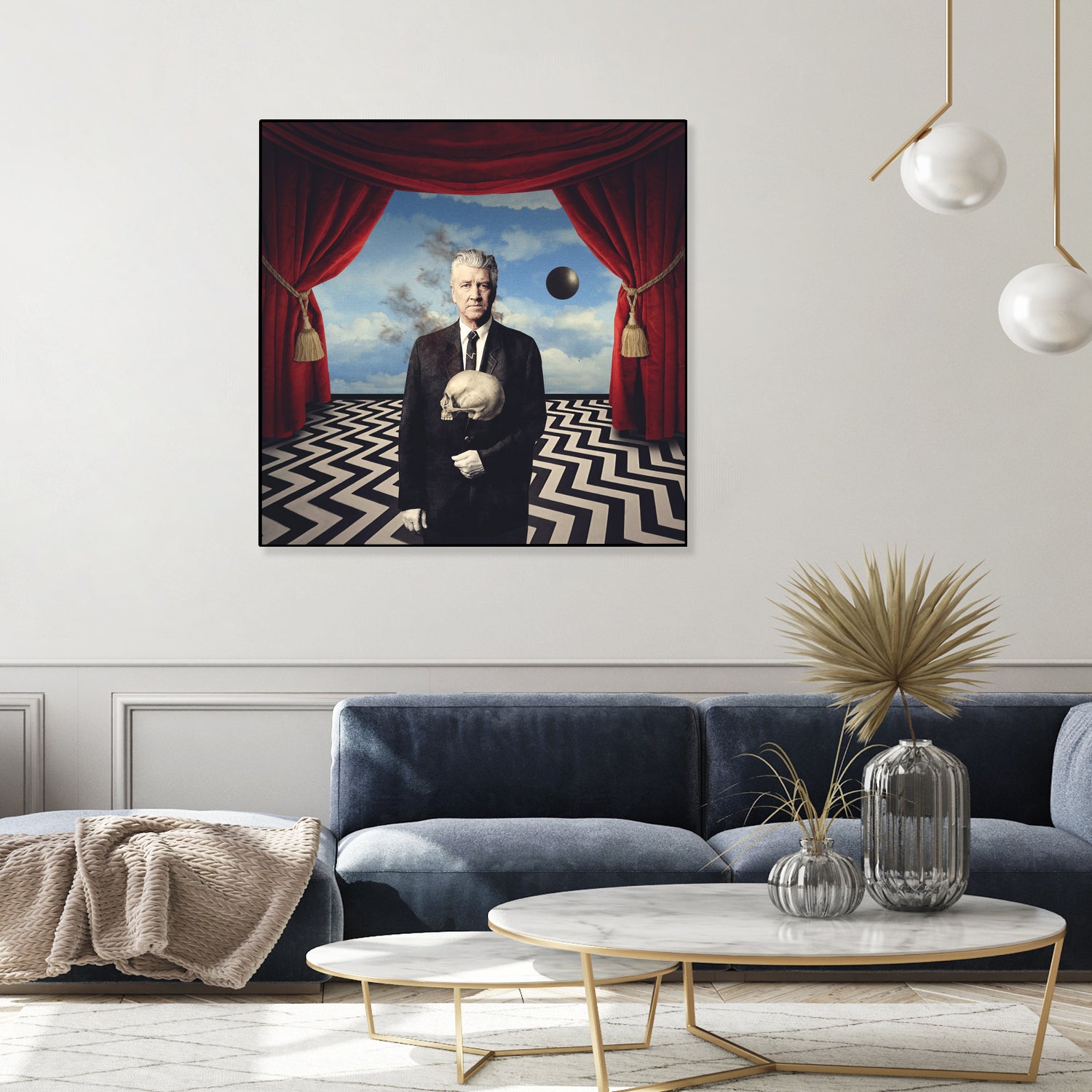 Lynch Vs Magritte by giuseppe conti on GIANT ART - black digital painting