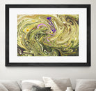 Abstract Marble Painting by Amir Faysal on GIANT ART - yellow digital painting