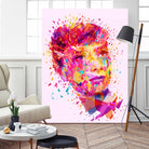 Audrey by Alessandro Pautasso on GIANT ART - pink digital painting