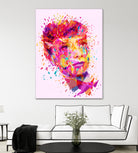 Audrey by Alessandro Pautasso on GIANT ART - pink digital painting