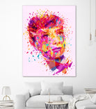 Audrey by Alessandro Pautasso on GIANT ART - pink digital painting