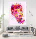 Audrey by Alessandro Pautasso on GIANT ART - pink digital painting