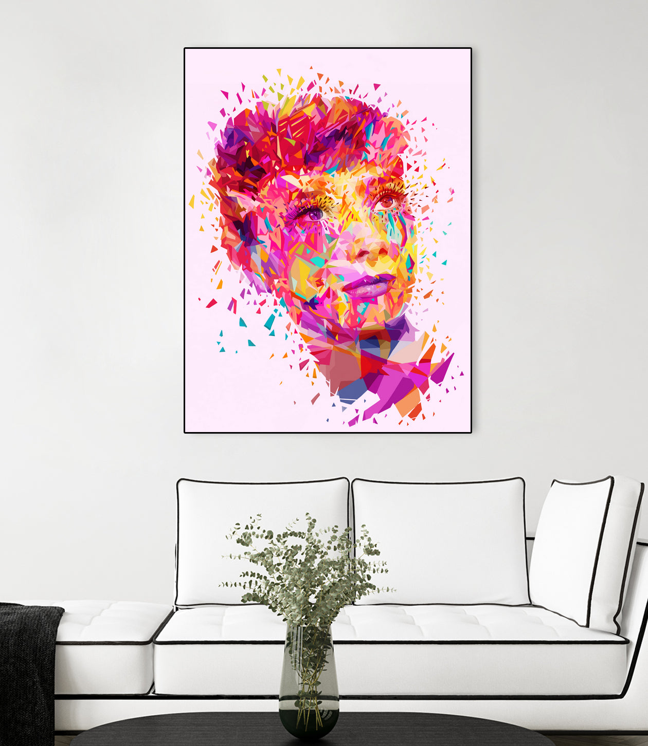 Audrey by Alessandro Pautasso on GIANT ART - pink digital painting