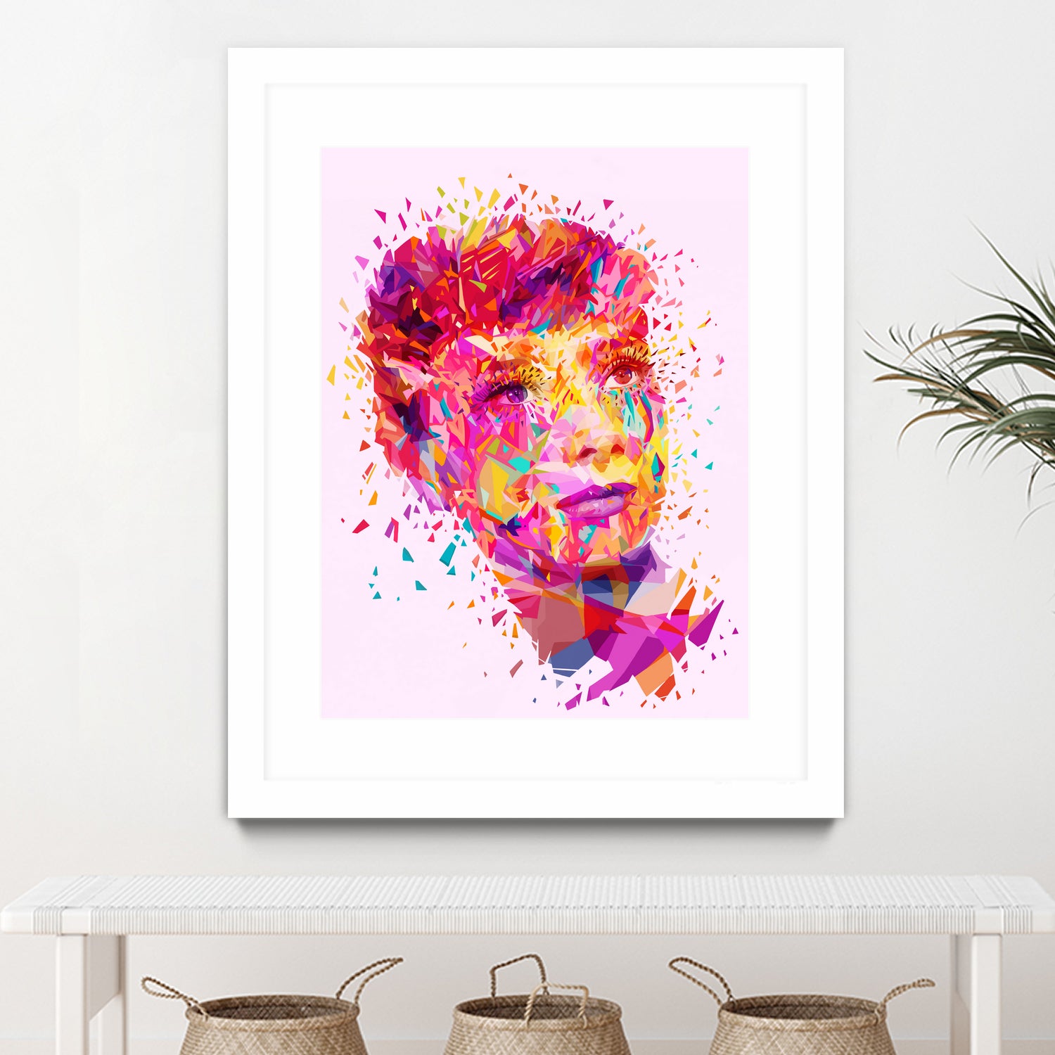 Audrey by Alessandro Pautasso on GIANT ART - pink digital painting