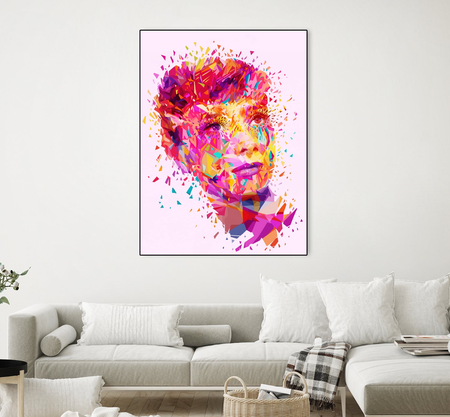 Audrey by Alessandro Pautasso on GIANT ART - pink digital painting