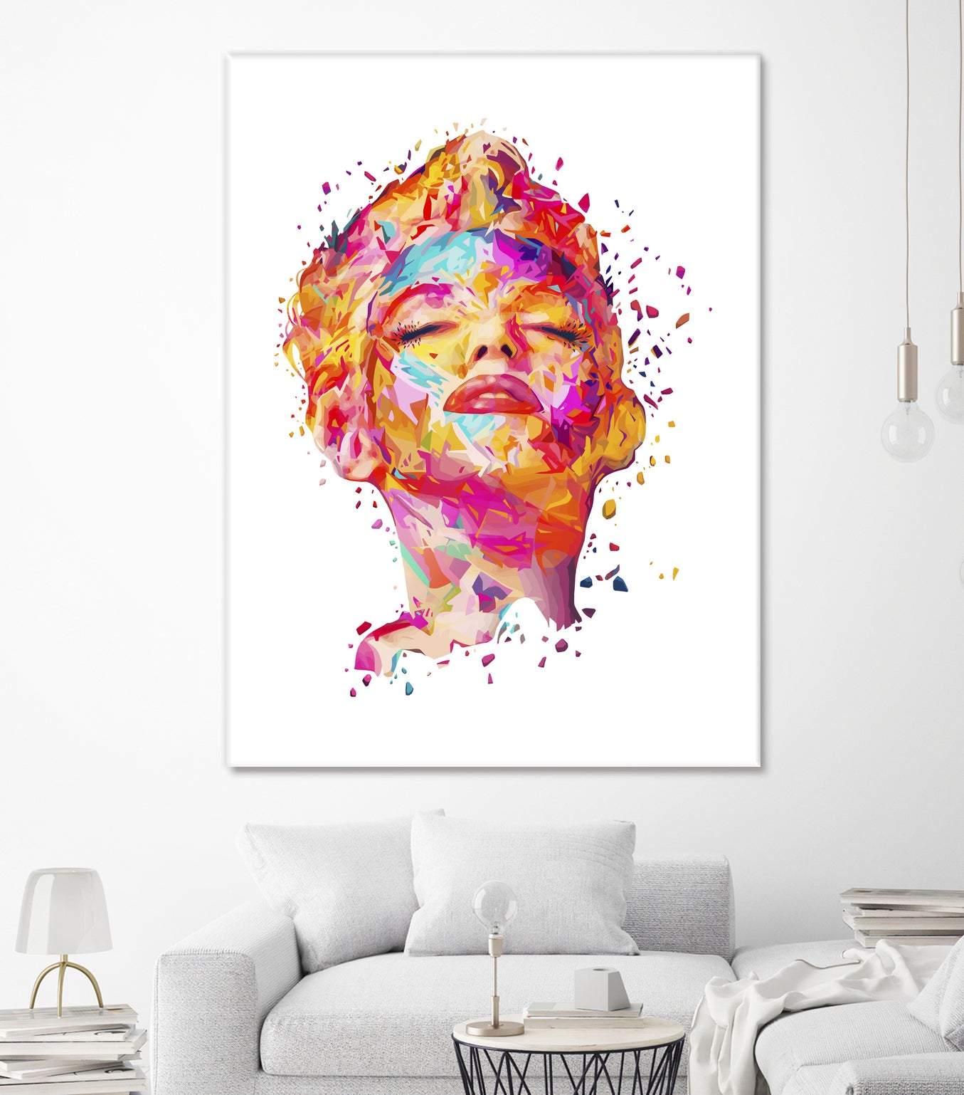 Marilyn White by Alessandro Pautasso on GIANT ART - white digital painting