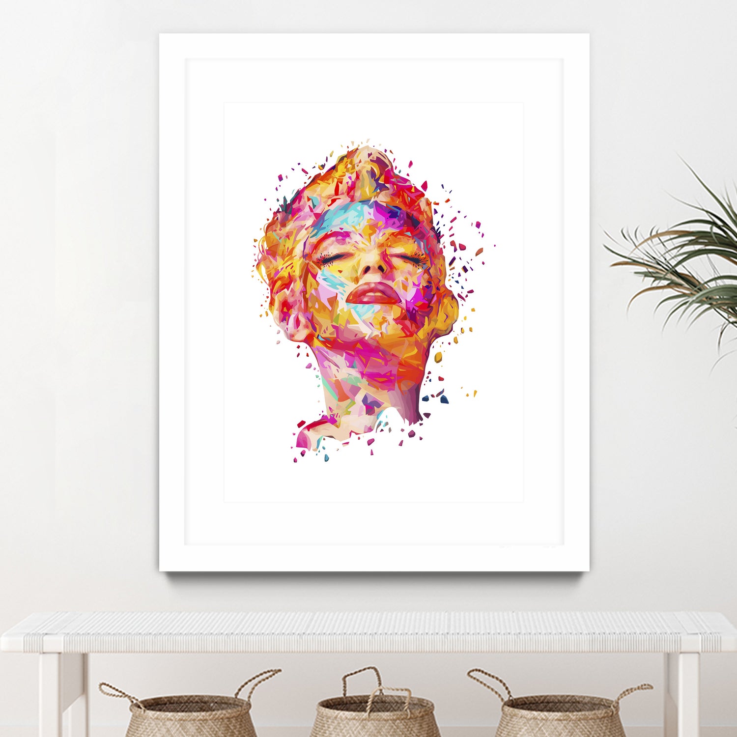 Marilyn White by Alessandro Pautasso on GIANT ART - white digital painting