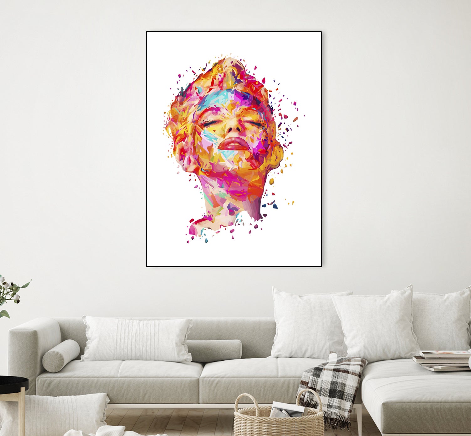 Marilyn White by Alessandro Pautasso on GIANT ART - white digital painting