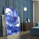 Churn The Deep by Stevyn Llewellyn on GIANT ART - blue mixed media