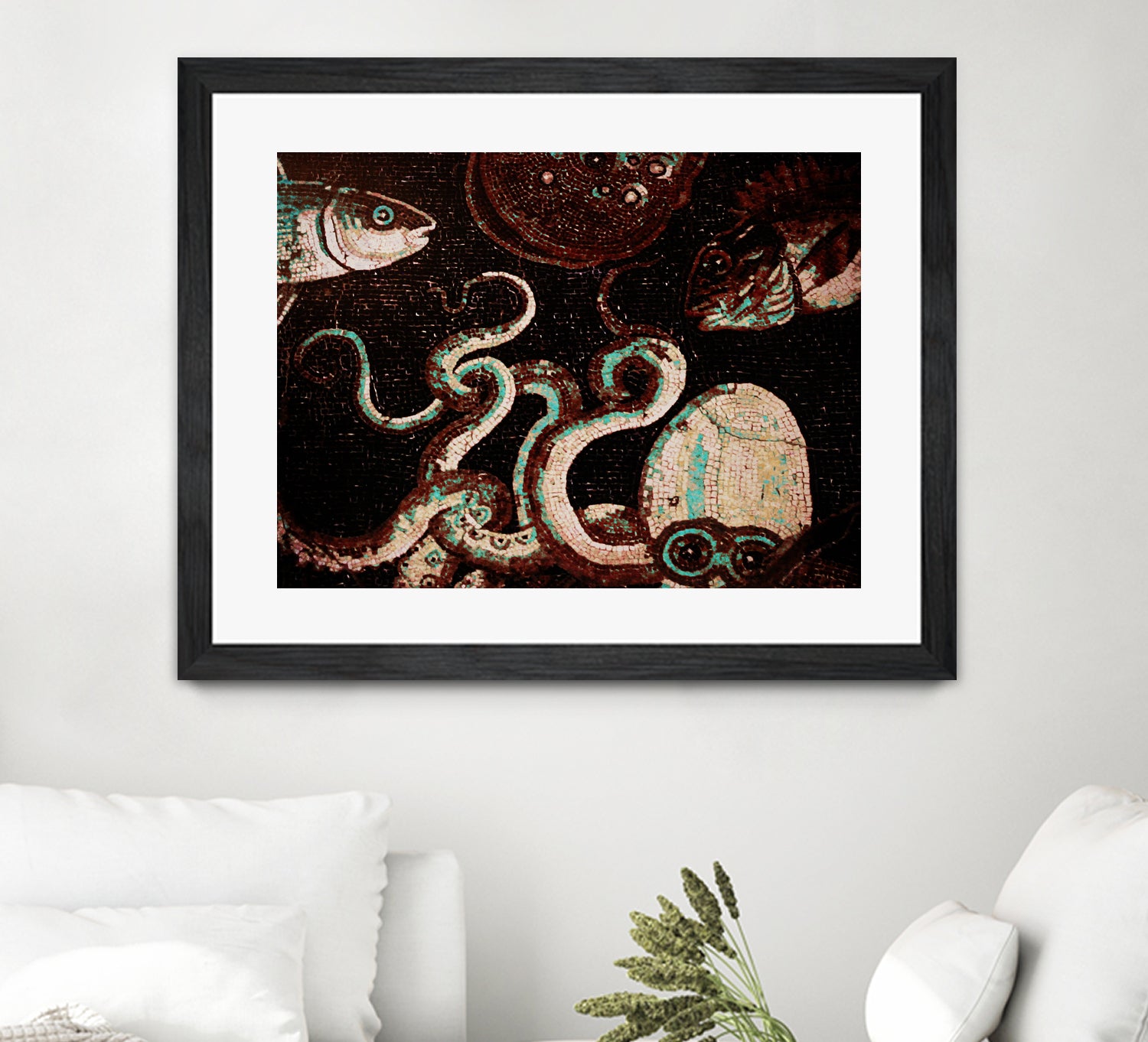 Old Time Octopus by Sharon Coty on GIANT ART - brown photo manipulation