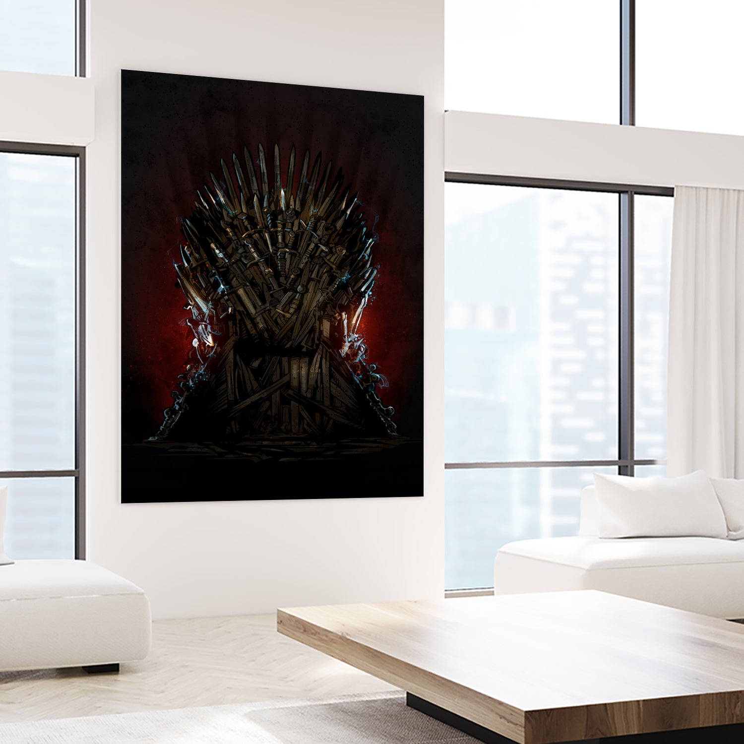 Iron Throne by Nikita Abakumov on GIANT ART - black digital painting