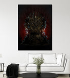 Iron Throne by Nikita Abakumov on GIANT ART - black digital painting