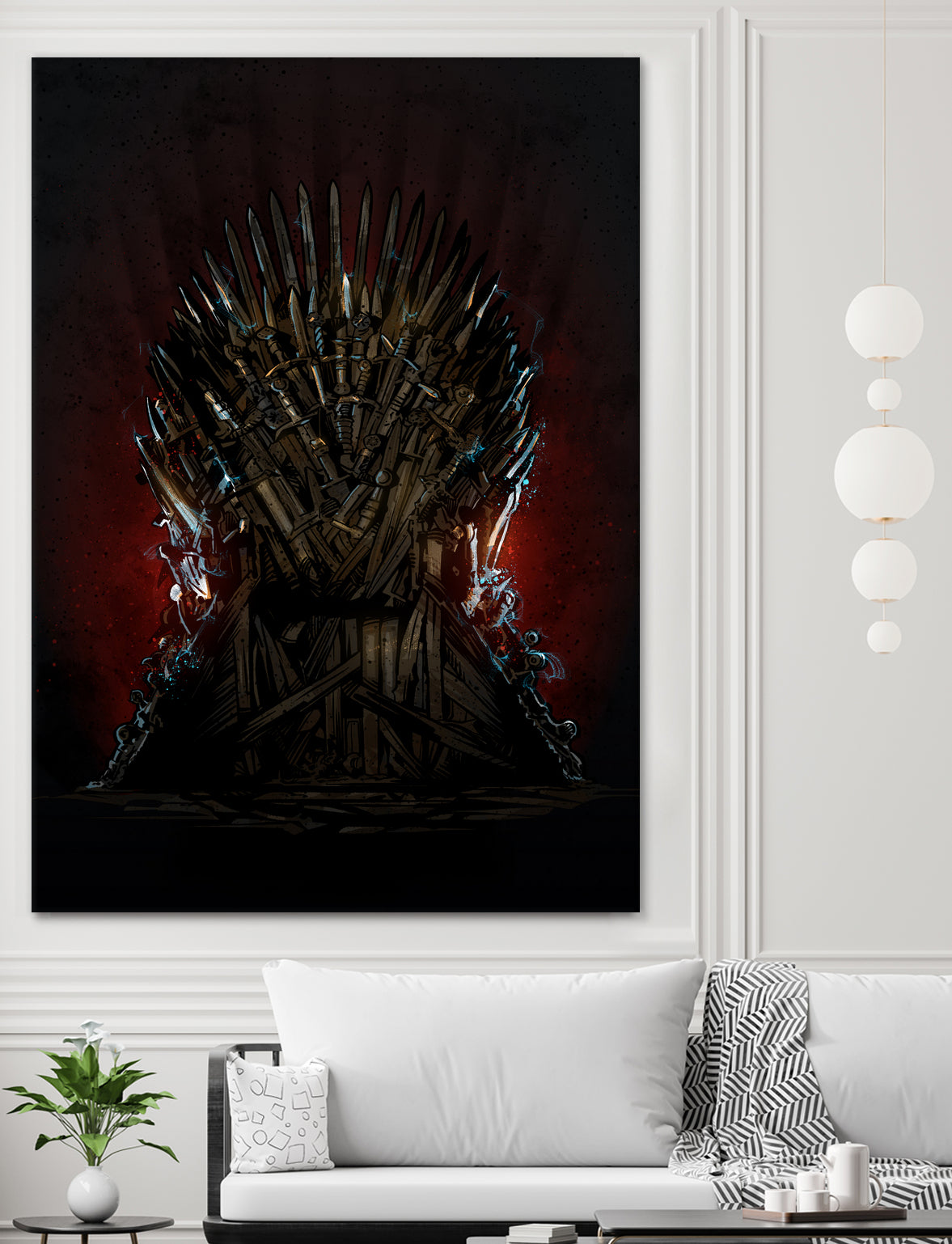 Iron Throne by Nikita Abakumov on GIANT ART - black digital painting