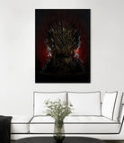 Iron Throne by Nikita Abakumov on GIANT ART - black digital painting