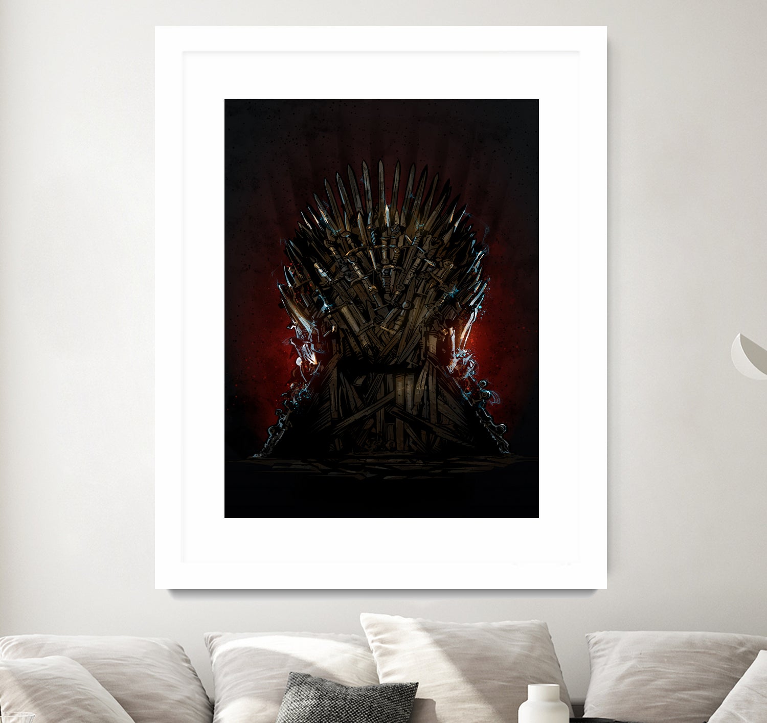 Iron Throne by Nikita Abakumov on GIANT ART - black digital painting