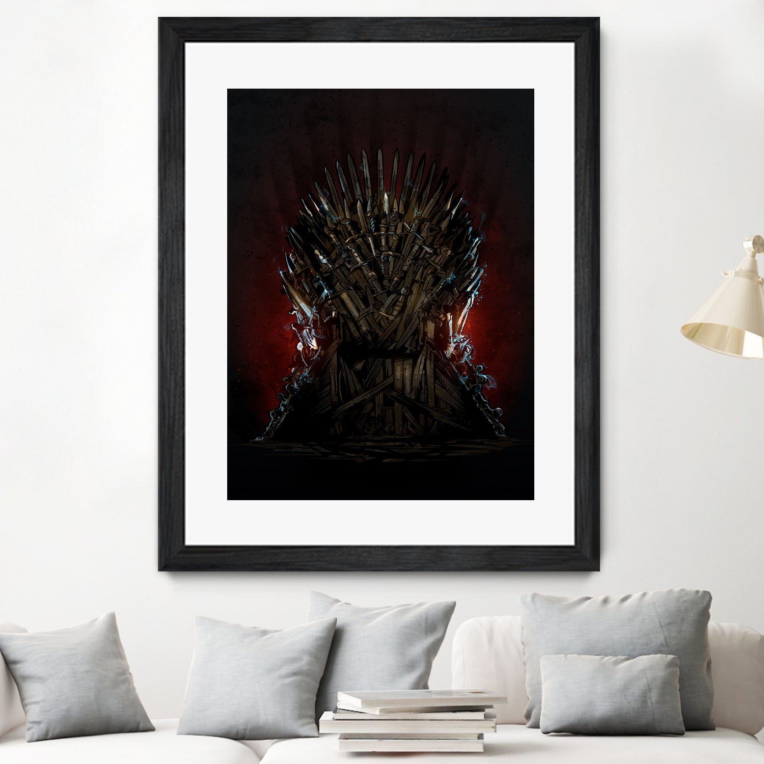 Iron Throne by Nikita Abakumov on GIANT ART - black digital painting