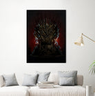 Iron Throne by Nikita Abakumov on GIANT ART - black digital painting