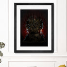 Iron Throne by Nikita Abakumov on GIANT ART - black digital painting