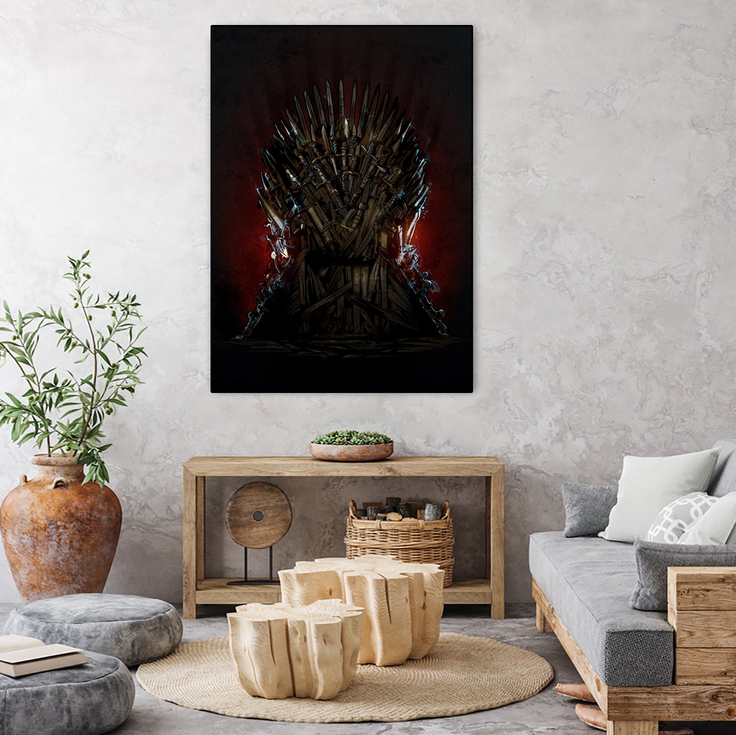 Iron Throne by Nikita Abakumov on GIANT ART - black digital painting