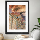 Florence Church Il Duomo by Darryl Brooks on GIANT ART - brown photo manipulation