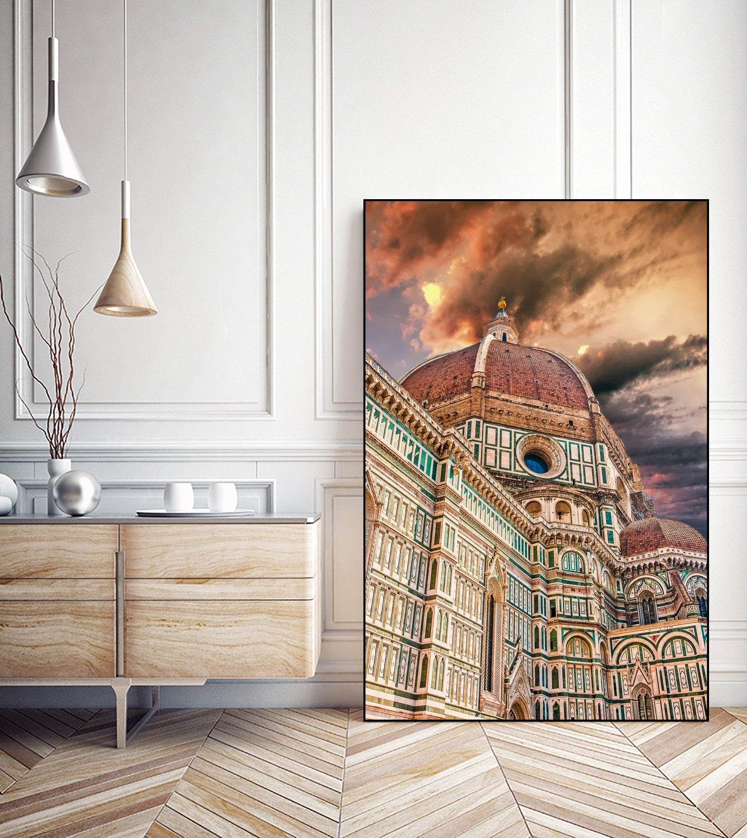 Florence Church Il Duomo by Darryl Brooks on GIANT ART - brown photo manipulation