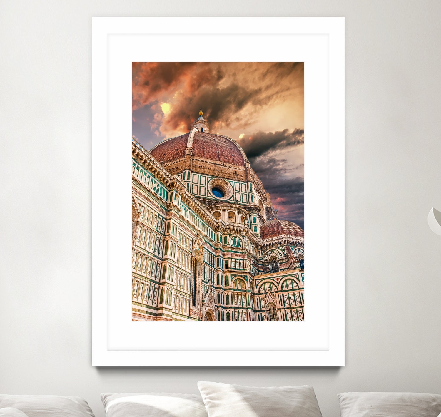 Florence Church Il Duomo by Darryl Brooks on GIANT ART - brown photo manipulation