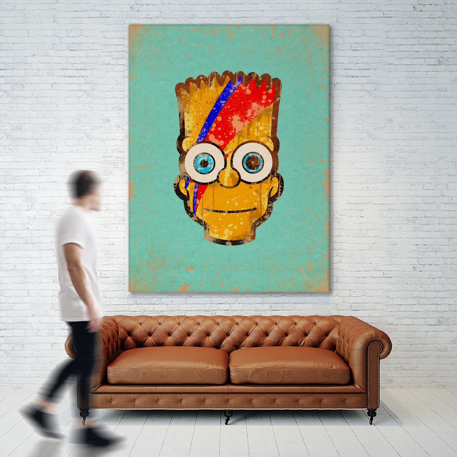 Ziggy Bartdust by Nick Beery on GIANT ART - yellow digital painting