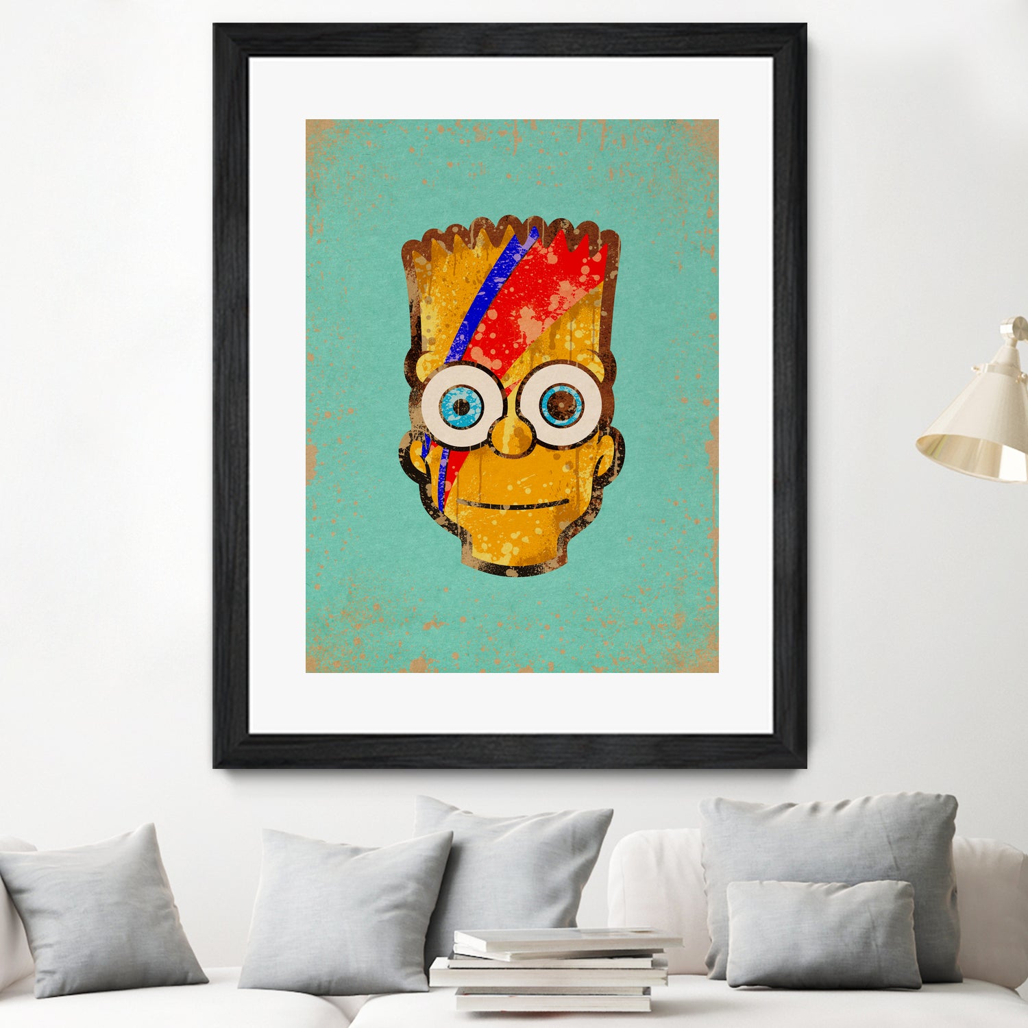 Ziggy Bartdust by Nick Beery on GIANT ART - yellow digital painting