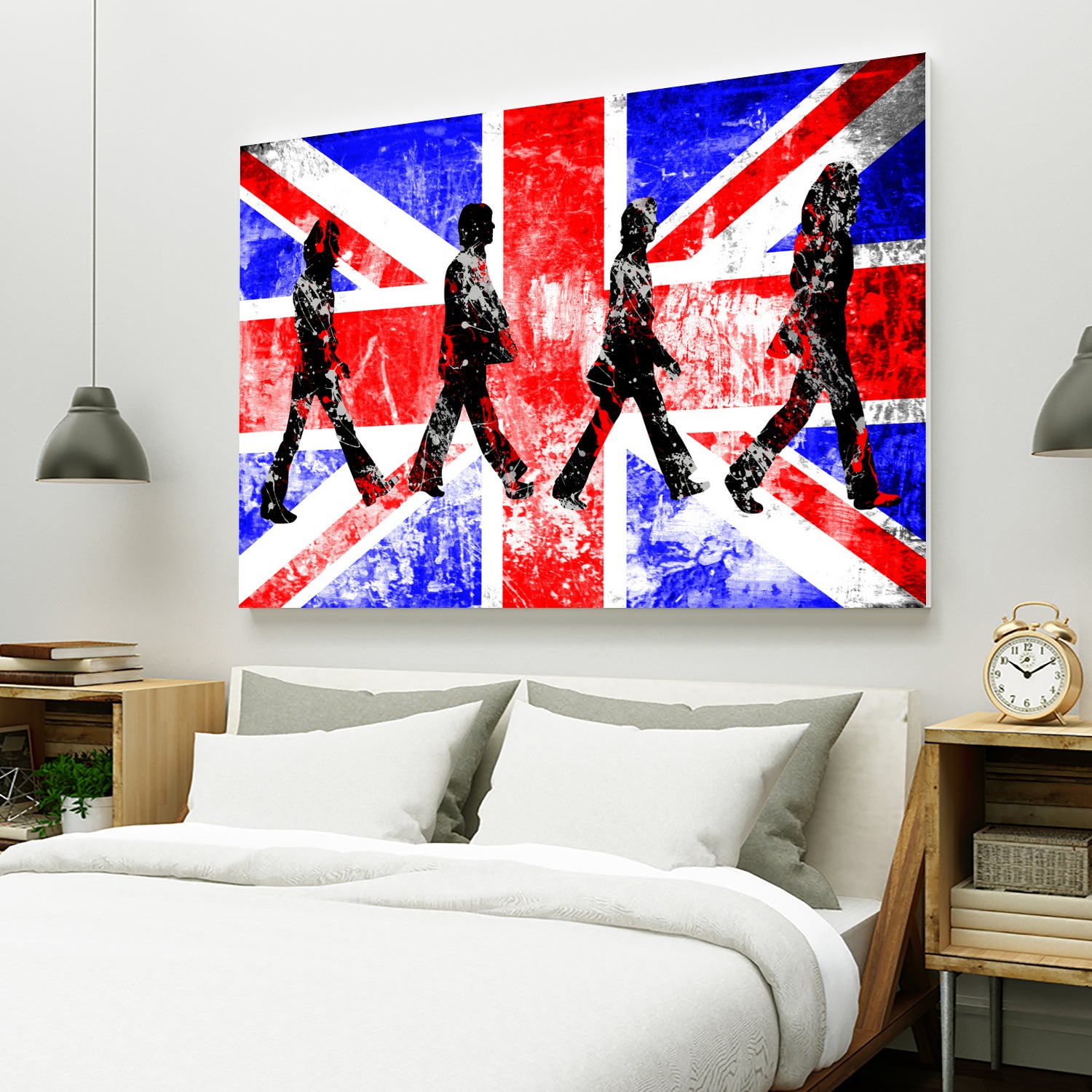 Beatles | Abbey Road | Pop Art by William Cuccio on GIANT ART - red digital painting