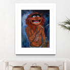 Lil Animal by Nick Beery on GIANT ART - orange mixed media