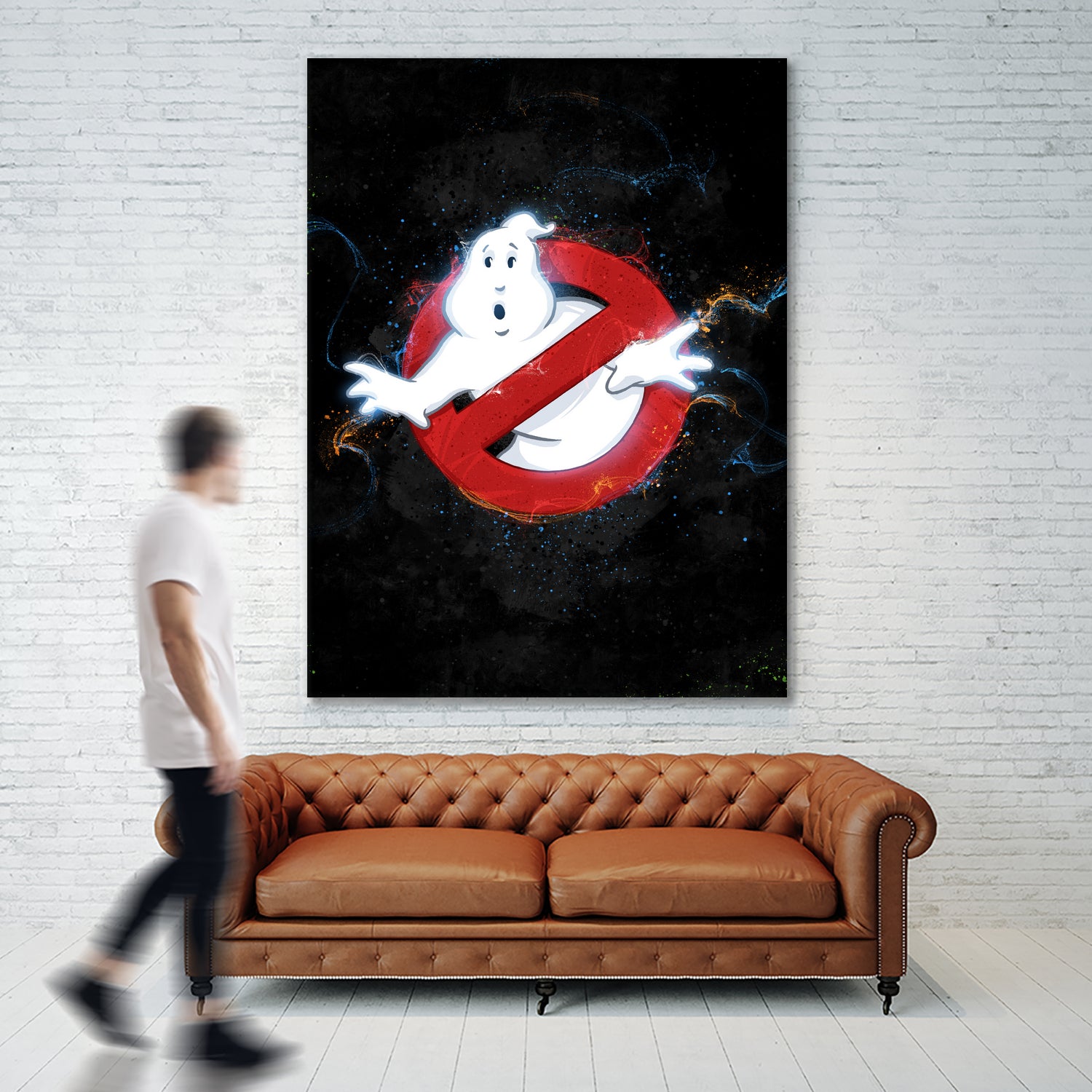 Ghostbusters by Nikita Abakumov on GIANT ART - black digital painting