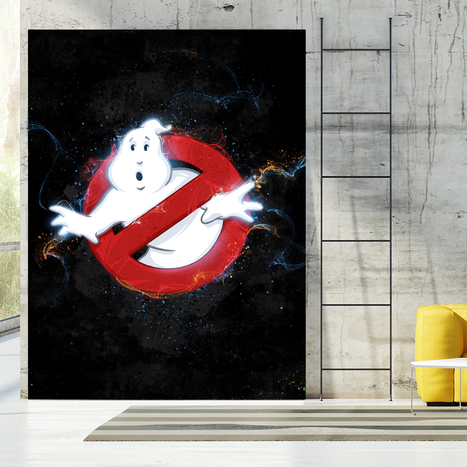 Ghostbusters by Nikita Abakumov on GIANT ART - black digital painting