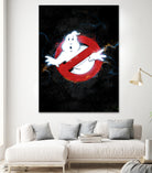 Ghostbusters by Nikita Abakumov on GIANT ART - black digital painting