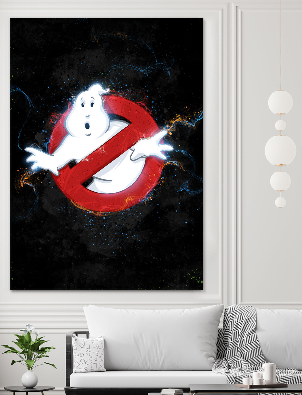 Ghostbusters by Nikita Abakumov on GIANT ART - black digital painting