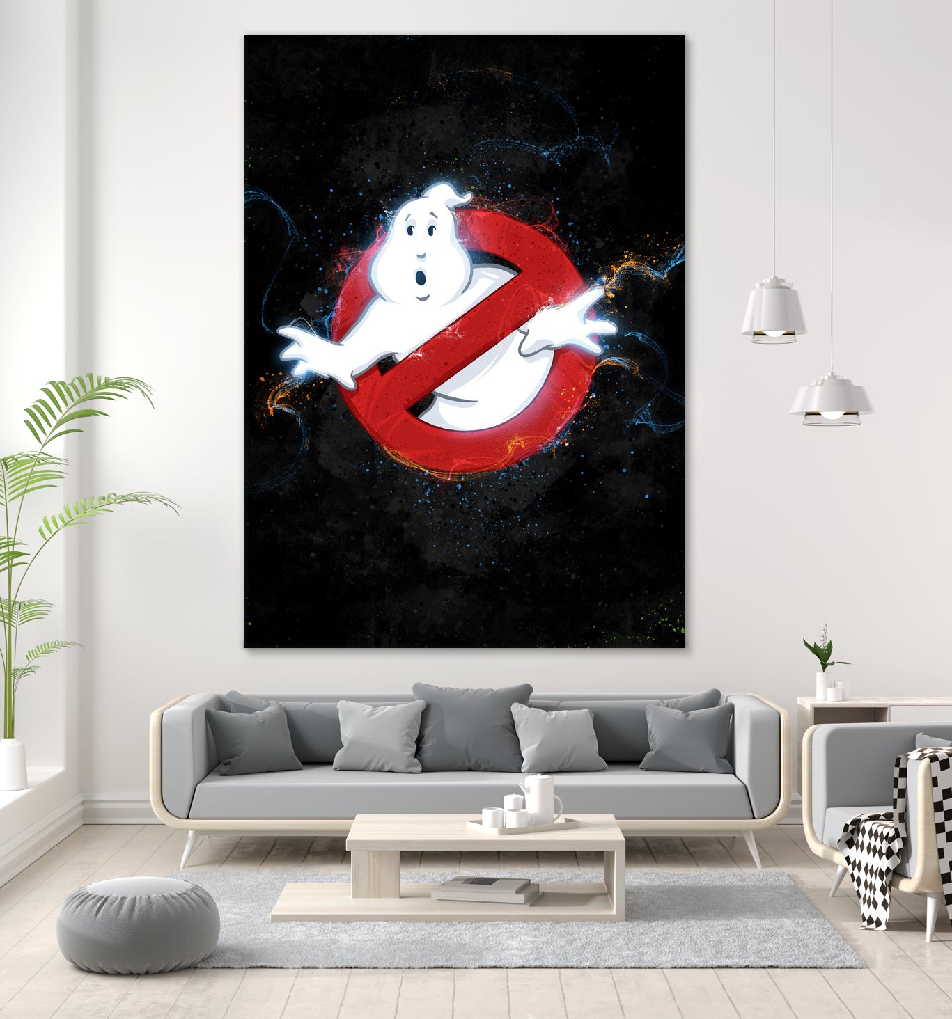 Ghostbusters by Nikita Abakumov on GIANT ART - black digital painting