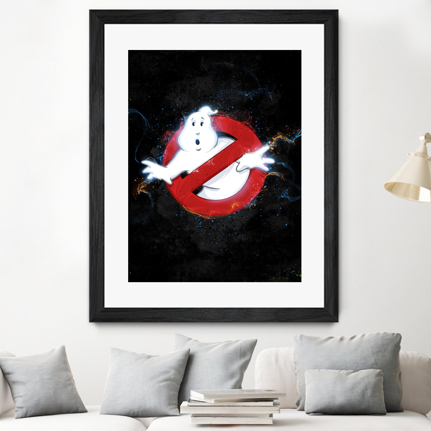 Ghostbusters by Nikita Abakumov on GIANT ART - black digital painting