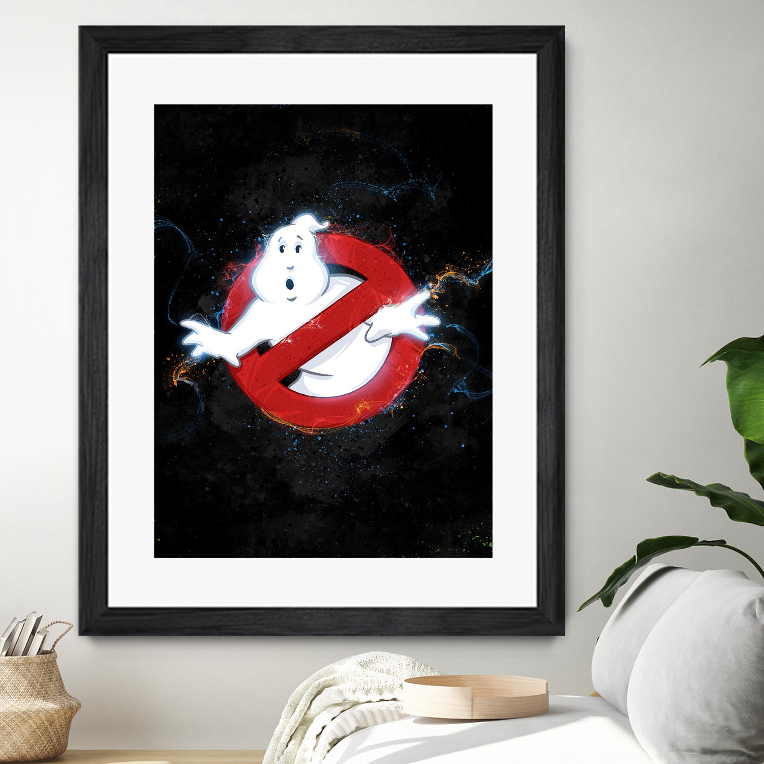 Ghostbusters by Nikita Abakumov on GIANT ART - black digital painting